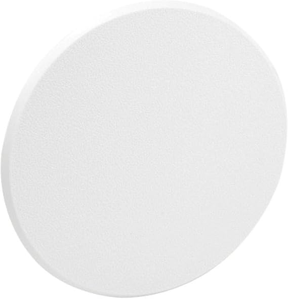 Prime-Line Wall Protector, Self-Adhesive, 7 in. Diameter, White Vinyl