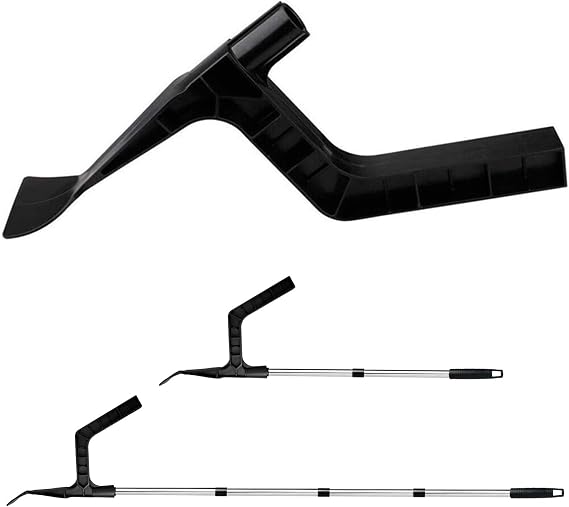 Gutter Cleaning Brush Roofing Tool Guard Cleaner Tool with Telescopic Extendable Telescopic Pole, Telescoping Gutter Cleaning Tool Extension Rain Gutter Cleaning Tool