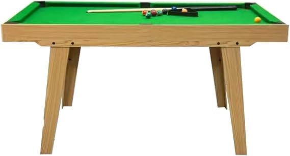 Portable Pool Table, Indoor Small Billiards Table, Mini Snooker Table, for Adult Recroom Livingroom, Easy to Install (Color : Style1, Size : 1.6x0.88m/5.24x2.88ft)