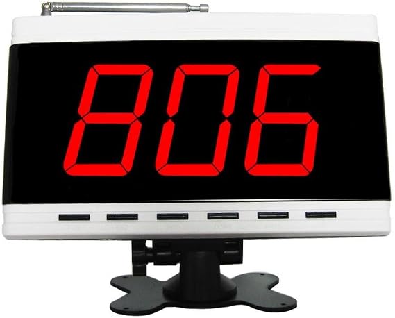 SINGCALL Wireless Restaurant Calling System Display Receiver APE9500
