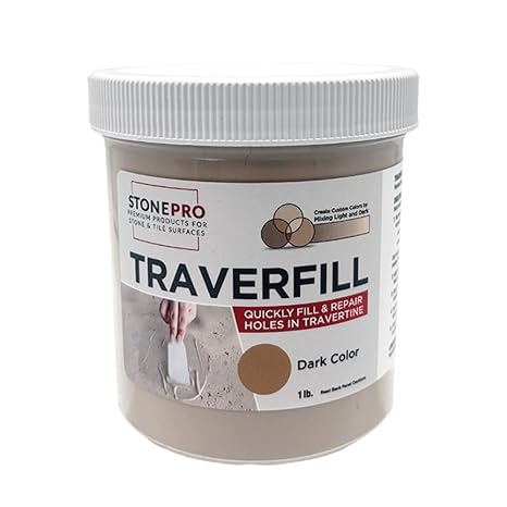 StonePro Traverfill Travertine Hole Filler Dark 1lb