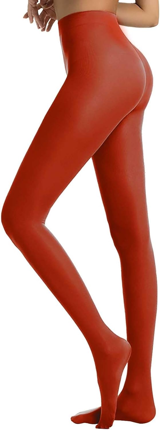 Thermal Tights Leggings Warm Foot Pantyhose Bare Leg Artifact Soft Stockings with Control Top Pantyhose Black Tights