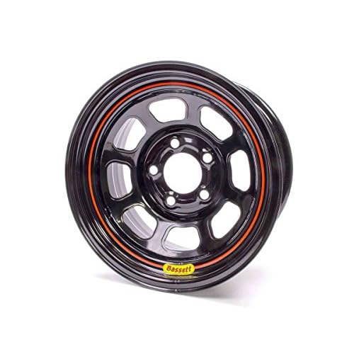 Bassett D-Hole Lightweight 15x8 in 5x4.50 Black Wheel Rim PN 58SF2
