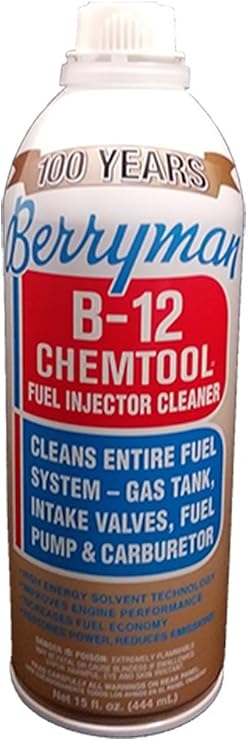 Berryman B-12 Chemtool Fuel Injector Cleaner, 15oz (4 Pack) - 0116