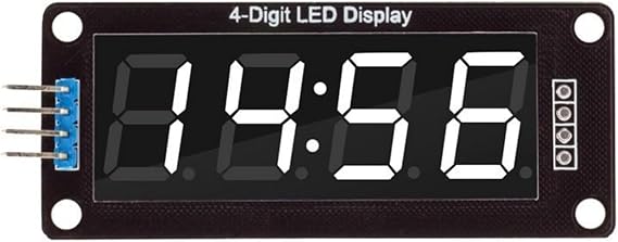 Stable 0.56 inch 4 digit 7 segment LED display module digital tube simple SPI interface multiple color options clock display module