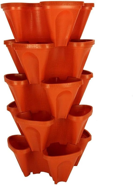 Large Vertical Gardening Stackable Planters by Mr. Stacky(5)
