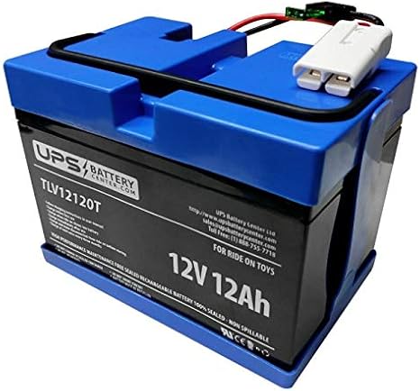 Rollplay 12V Chevy Silverado Red Compatible Replacement Battery by UPSBatteryCenter