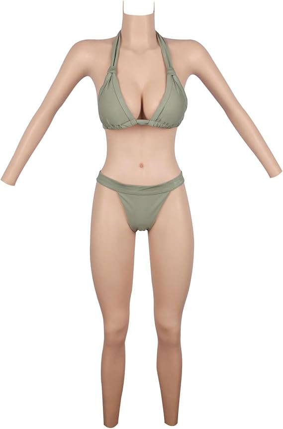 Crossdressing Silicone Bodysuit C/E Cup Realistic Breastplate for Transgender Underwear Dragqueen Cosplay