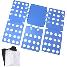 Shirt Folding Board T Shirts Clothes Folder Durable Plastic Laundry Folders Folding Boards for Adults and Kids Fast and Fun (Blue)