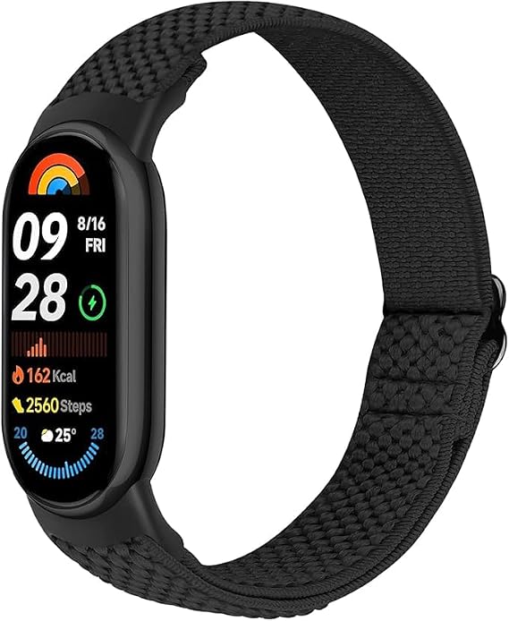 EESV Xiaomi Smart Band 8/9/10, Unisex, Replacement - Soft Comfortable Rubber Band, Breathable, Adjustable Length/ESA-XM89-25 Variation