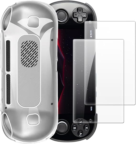 Retroid Pocket 6 Compatible Case & Screen Protector - Clear