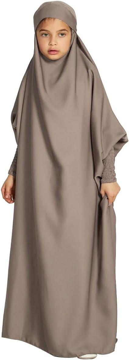 ODIZLI Muslim One Piece Prayer Hijab Dress Women Hooded Abaya Full Cover Islam Dubai Modest Robe