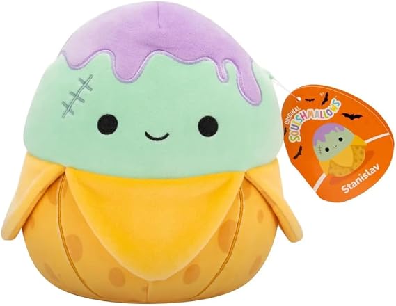 Squishmallows Original 7.5" Halloween Stanislav Teal Monster Banana