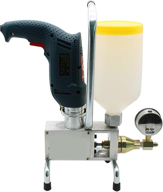 High Pressure Waterproof Grouting Machine 910W Injection Pump Epoxy/Polyurethane Grouting Liquid Leakage Tool