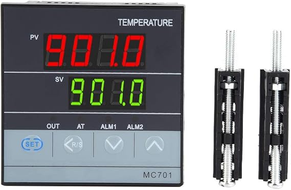 Digital PID Temperature Controller PID Controller SSR Output MC701 K Type PT100 Sensor Input Relay, thermostat