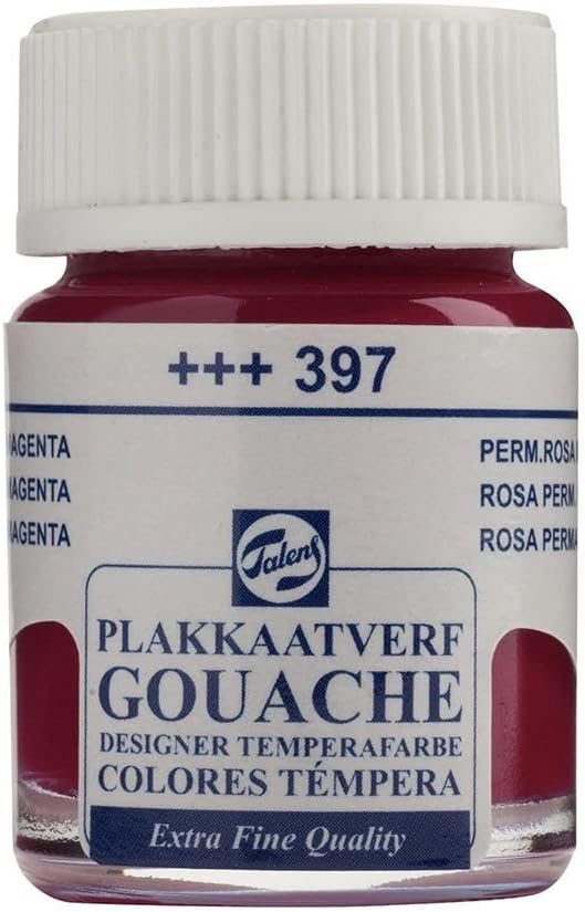 Talens Guaj Boya 16ml - Permanent Rose Magenta 397
