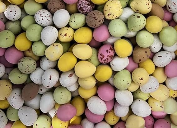 Share Bag By Comfortable Goods (Speckled Milk Chocolate Mini Eggs, 1KG Bulk Share Bag By CG Comfortable Goods)