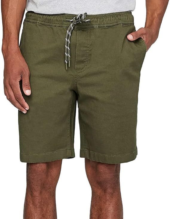 Buffalo David Bitton Men's Pull On Short (US, Alpha, X-Large, Regular, Regular, Olive)