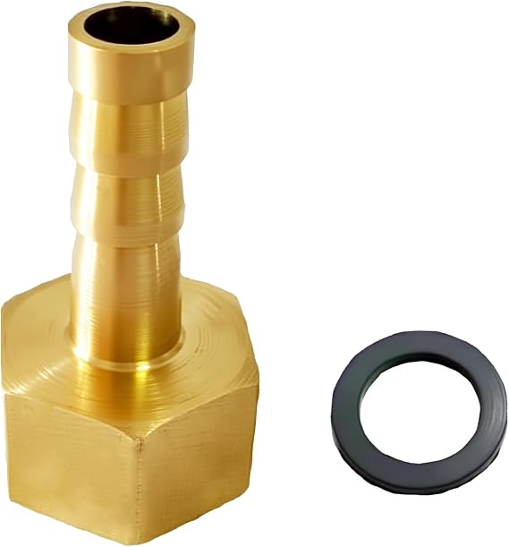 Brass Hose Fitting Adapter Solid Brass Connector Coupler for Garden Hose Air Water Line Applications