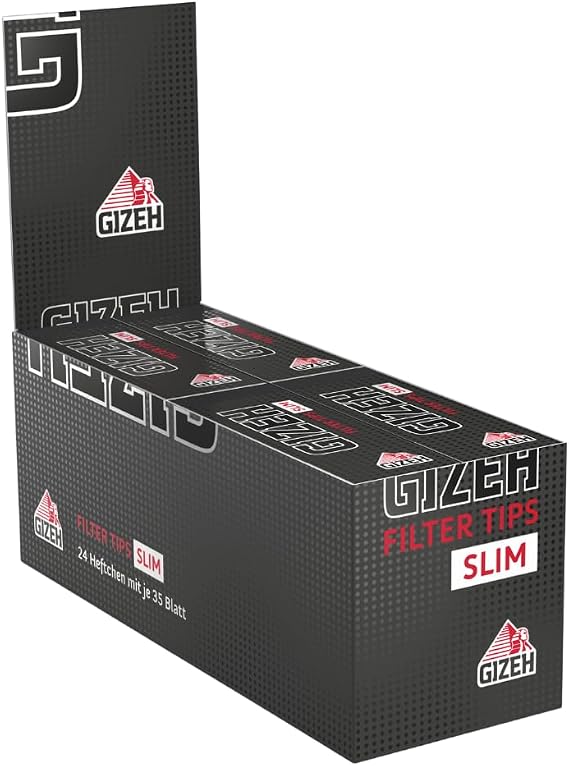 Gizeh Black Filter Tips Slim 24 x 35