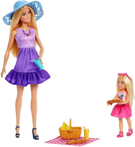 Barbie Family & Friends Dolls & Accessories Playset,Picnic Themed Playset