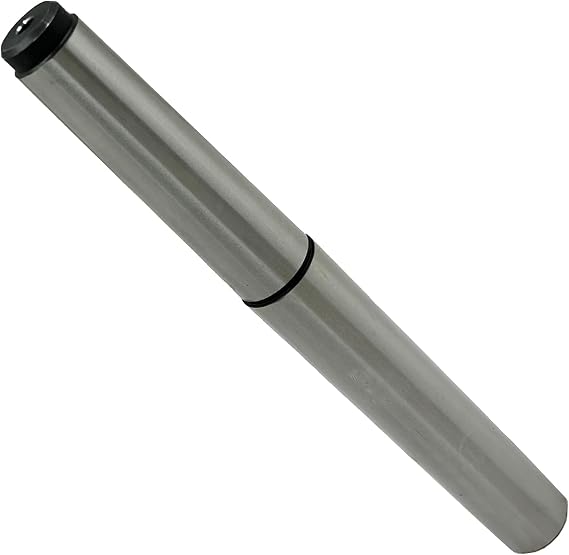 MachEl Steel Lathe Alignment Test Bar Mandrel, MT2 Regular Taper, 180 mm OAL, Headstock & Tailstock Alignment Tool