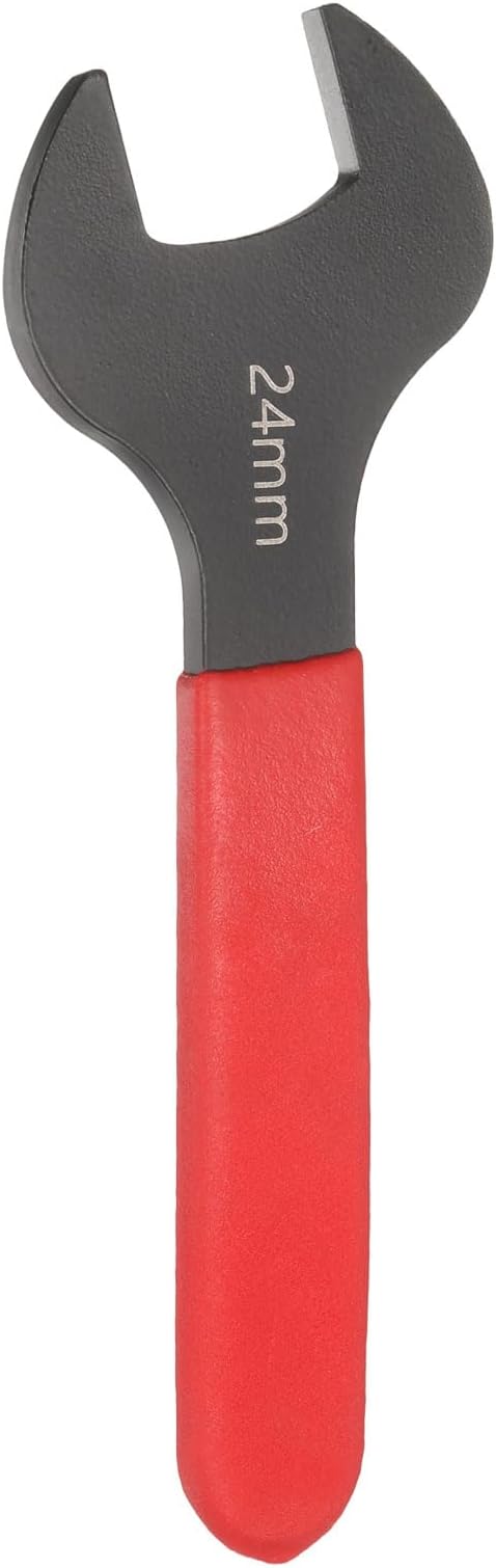 sourcing map Single Open End Wrench,24mm Metric,15 Degree Offset Angle