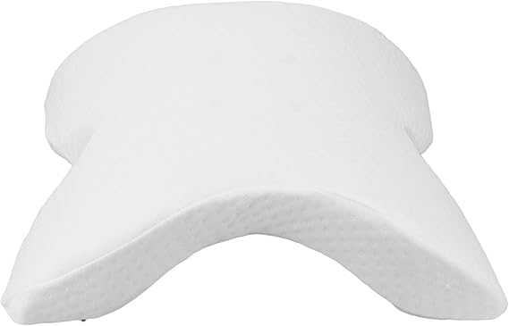 Couple Pillow for Sleeping, Memory Foam Sleeping Pillow Arm Pillow, Slow Rebound Pressure Pillow, Travel U Shape White Cuddle Pillow for Neck Support Home Travel