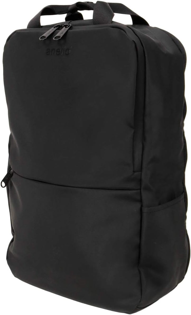 Anello AT-C2545 Multifunctional Square Backpack 12 Pockets 4 Outer, 8 Inner Polyester Cool Design Water-Repellent Matte Outer Coating Black