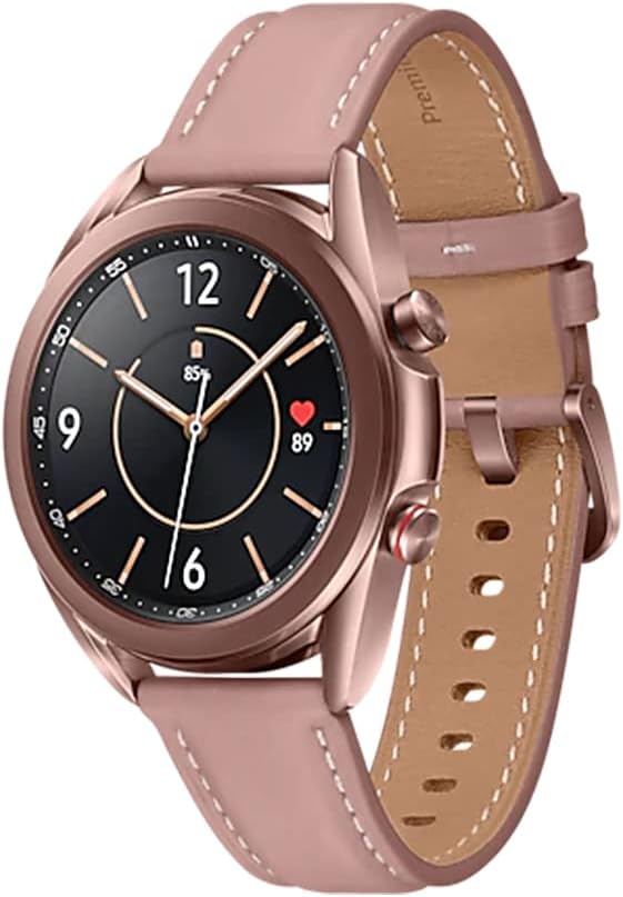 Samsung Galaxy Watch3 Stainless Steel 41 mm Bluetooth Smart Watch Mystic Bronze (UK Version)