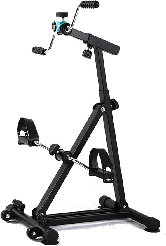 Portable Mini Exercise Peddler Machine - Pedal Exerciser Foot Cycle Arm Leg, Under Desk Pedal Exerciser, Pedal Exerciser, Under Desk Mini Exercise Bike, Under Desk Elliptical Machine