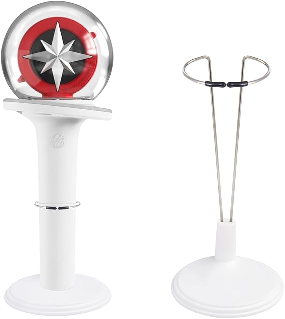 Lightstick Stand 2 Pack White Holder for Official Lightsticks Fits Complicable with Stray Kids|Enhypen|Ateez|Twice|Kpop