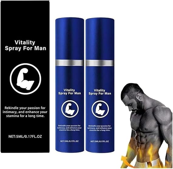 ErectBoost Vital Spray for Man, Men's Erectboost Spray, Men's Delayed Sprays,Erect Boost Spray,Maintain Lasting Vitality and Quickly Enhance Male Charm, Improve the Quality of Love (2 Pcs)