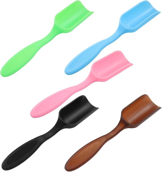 5Pcs Plastic Mini Gardening Shovel Spoons, Colorful