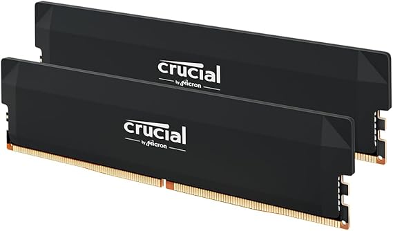 Crucial PRO Made by Micron Desktop Memory 32GB×2 DDR5-6400 Overclock CP2K32G64C40U5B Domestic Authorized Distributor