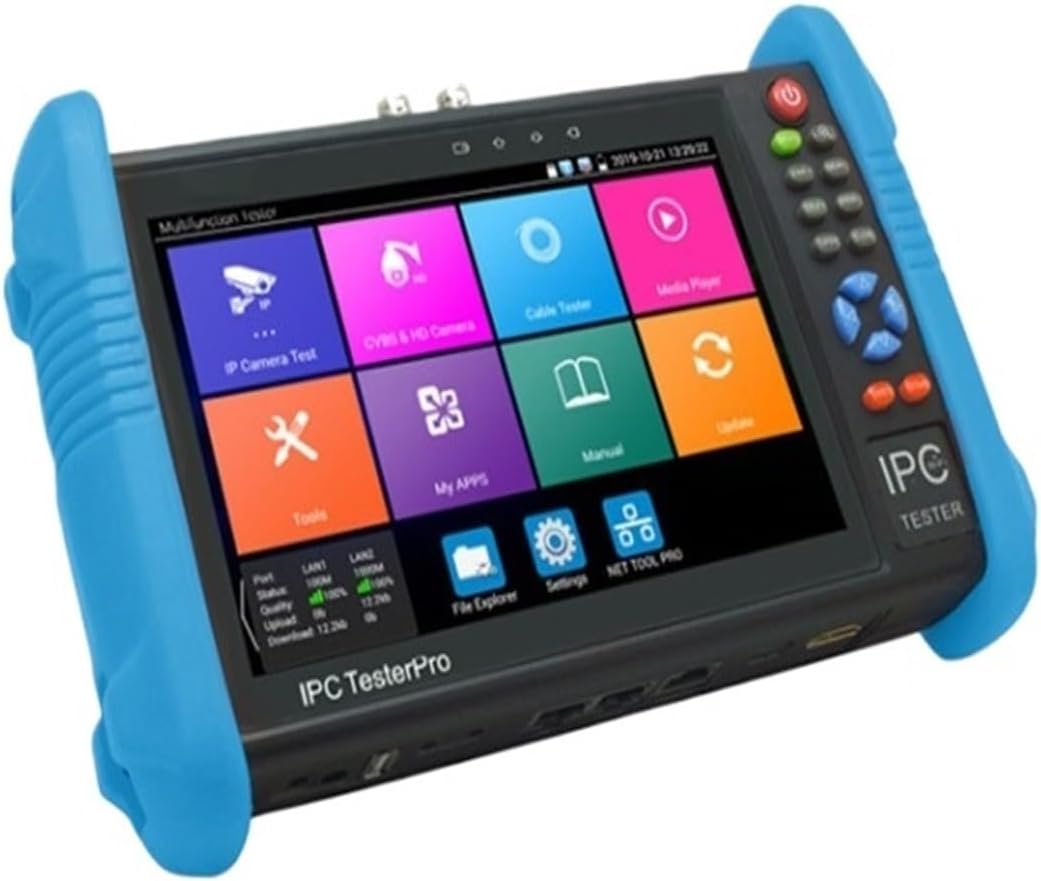 CCTV Tester Monitor 7-inch IPS Touch Screen Monitor CCTV Tester IPC-9800CADHS Plus For HD-TVI HD-CVI AHD SDI IP Camera 8MP AHD TVI CVI Tester Plus Professional Testing Tools9800ADH Plus