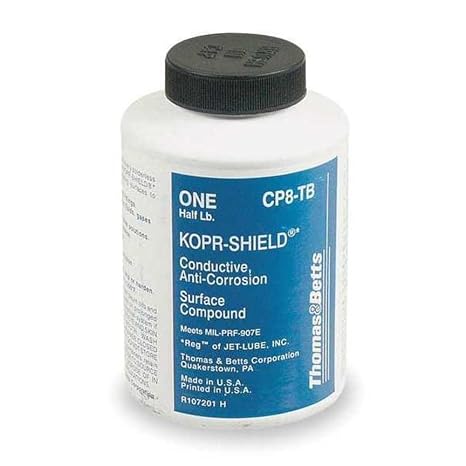 Thomas & Betts CP8-TB 8 oz Kopr-Shield Compound with Brush