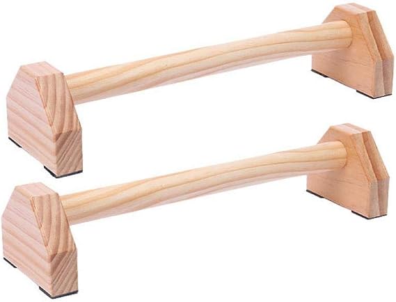 Handstand Bar Gymnastics Wooden Training Strength Training Heavy Duty Stability Non-Slip Fitness Bar