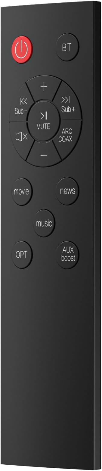 Saiyin Remote Control Replacement for Soundbar(Upgrade)