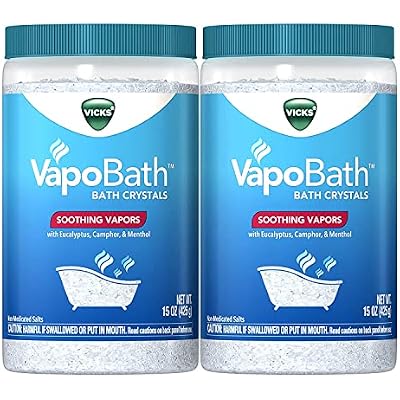 Vicks 15 OZ Bath Salt, 2 count Old Product
