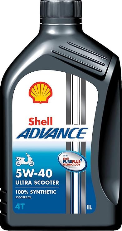 Shell Oil Shell Advance Scooter 4T 5W40 Ultra 1Lt Lubricants Motorcycles