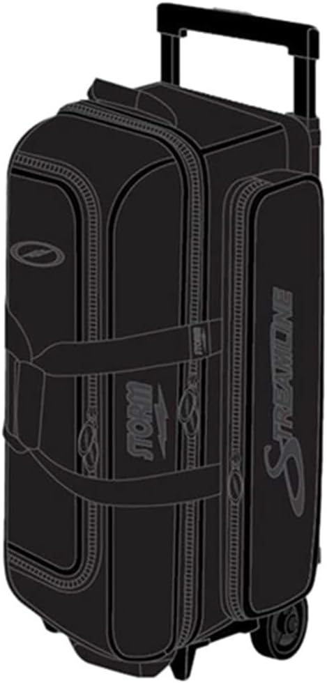 Storm Streamline 3 Ball Roller Bowling Bag Carbon/Black