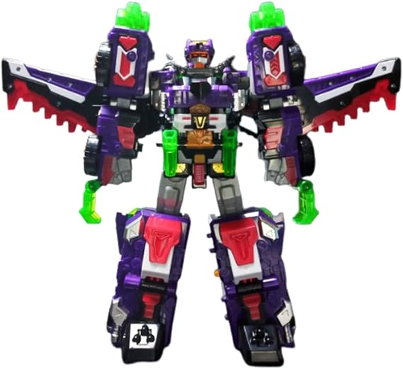 Miniforce V Rangers Eagle Lycan Robot top and Bottom Separation Transforming Robot 11.8x4.9X11 (in) 14+