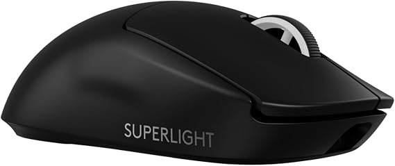 Logitech G PRO X SUPERLIGHT 2 SE Wireless Gaming Mouse, 60 g pro-grade mouse with 5 programmable buttons, 44K DPI sensor, 888+ IPS, 1 kHz report rate, USB-C charging for PC/Mac - Black | 60 g mouse, 5 programmable buttons, 44K DPI sensor, 888+ IPS, 1 kHz report rate, USB-C charging, for PC/Mac - Black