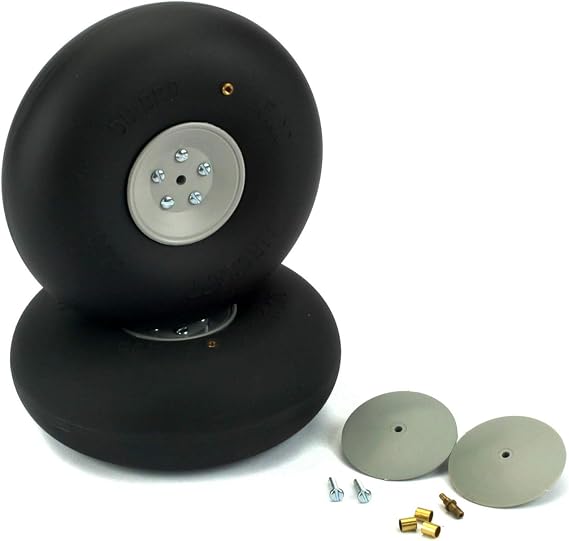 Du-Bro 500RV 5" Diameter Big Wheel (2-Pack)
