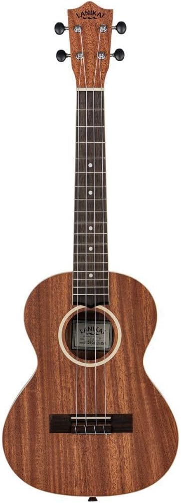 Lanikai LU21-T 4 String Ukulele, Tenor Ukulele, with Okoume Laminate Body and Hidden Scarf Joint - Satin Finish