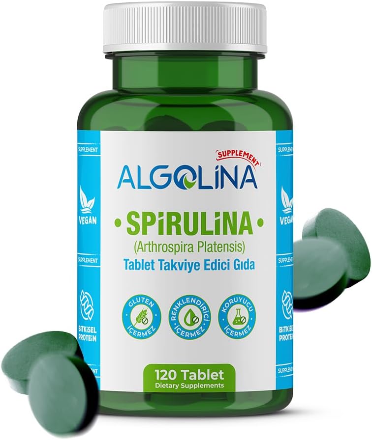 Algolina Spirulina Tablet 600 Mg - 120 Tablets