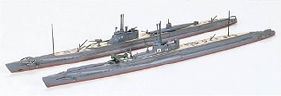 I16 & I58 Japanese Submarines Waterline (2 Kits) 1/700 Tamiya
