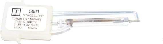 TOMAR 5001 225 Volt, 3 PIN, 400 Volt MAX, 5 WATT, FLASHTUBE, MINI, Strobe LAMP