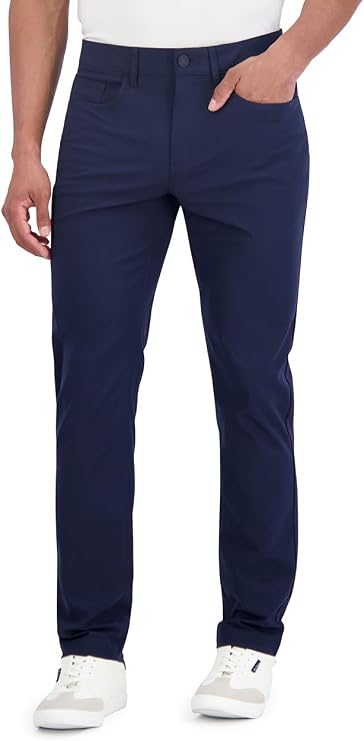Ben Sherman Men's Performance Golf Pants Four-Way Stretch, Quick-Dry, Wrinkle-Resistant Casual Pants